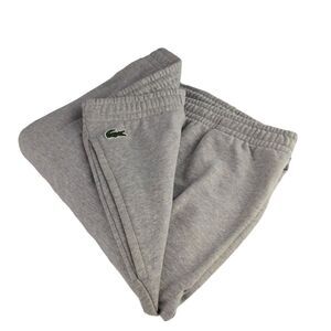 Lacoste Sport XH7223 Mens FR 9 US‎ 4XL 42x34 Gray Crocodile Fleece Jogging Pants